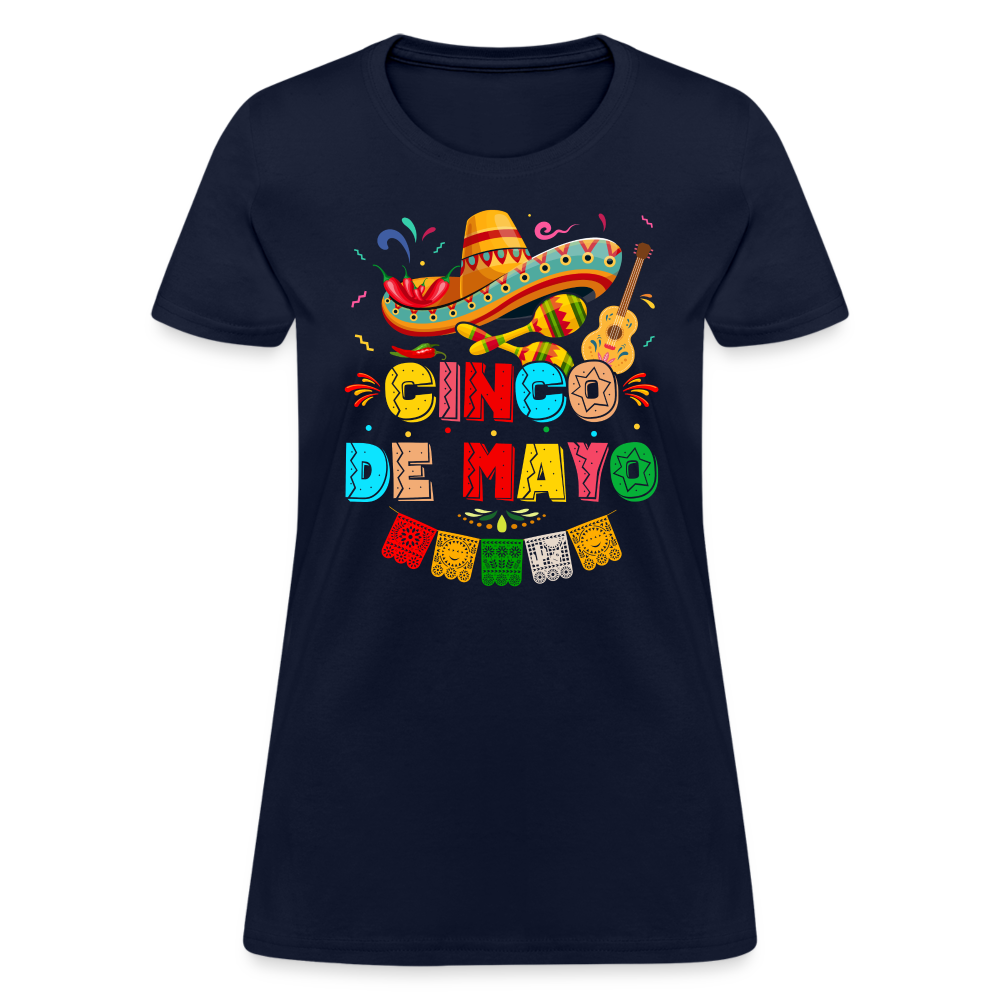 Cinco de Mayo Women's T-Shirt Color: navy