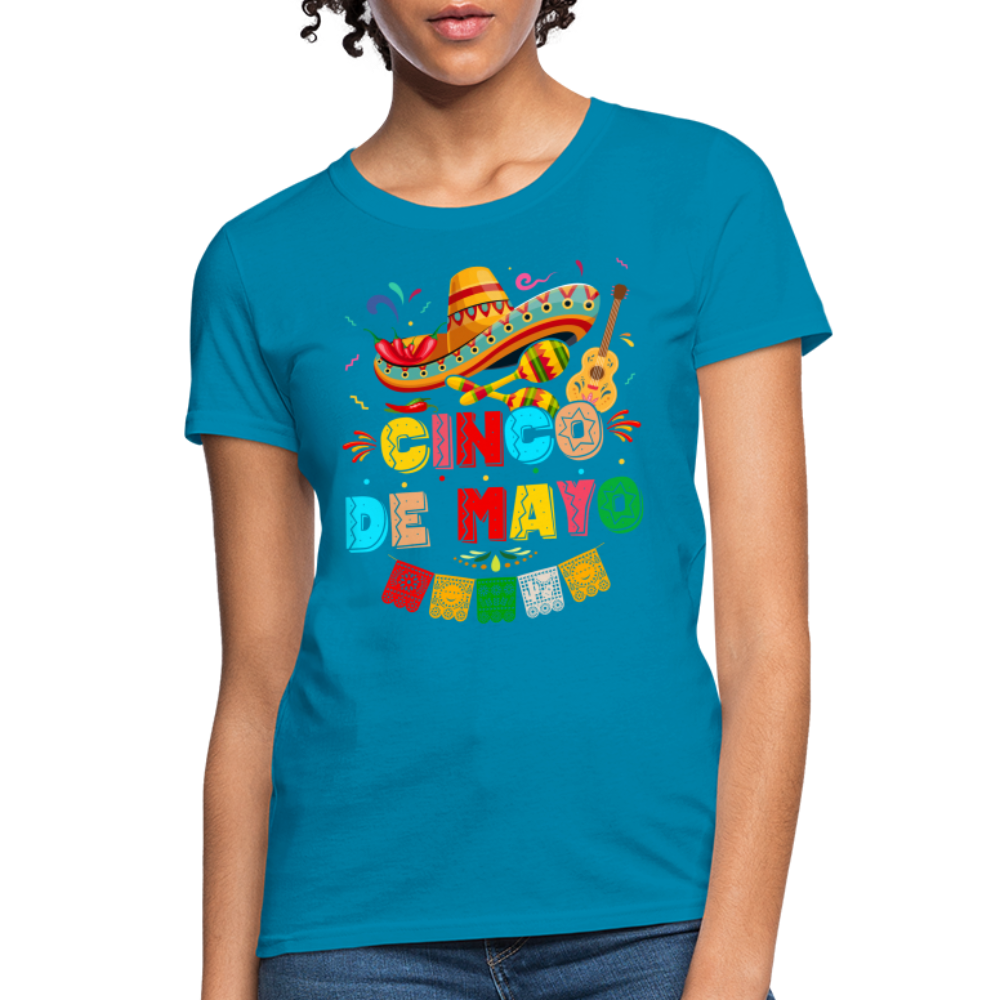Cinco de Mayo Women's T-Shirt Color: turquoise