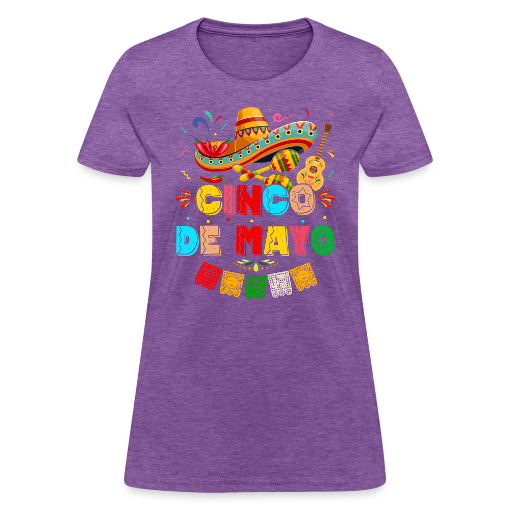 Cinco de Mayo Women's T-Shirt Color: purple heather