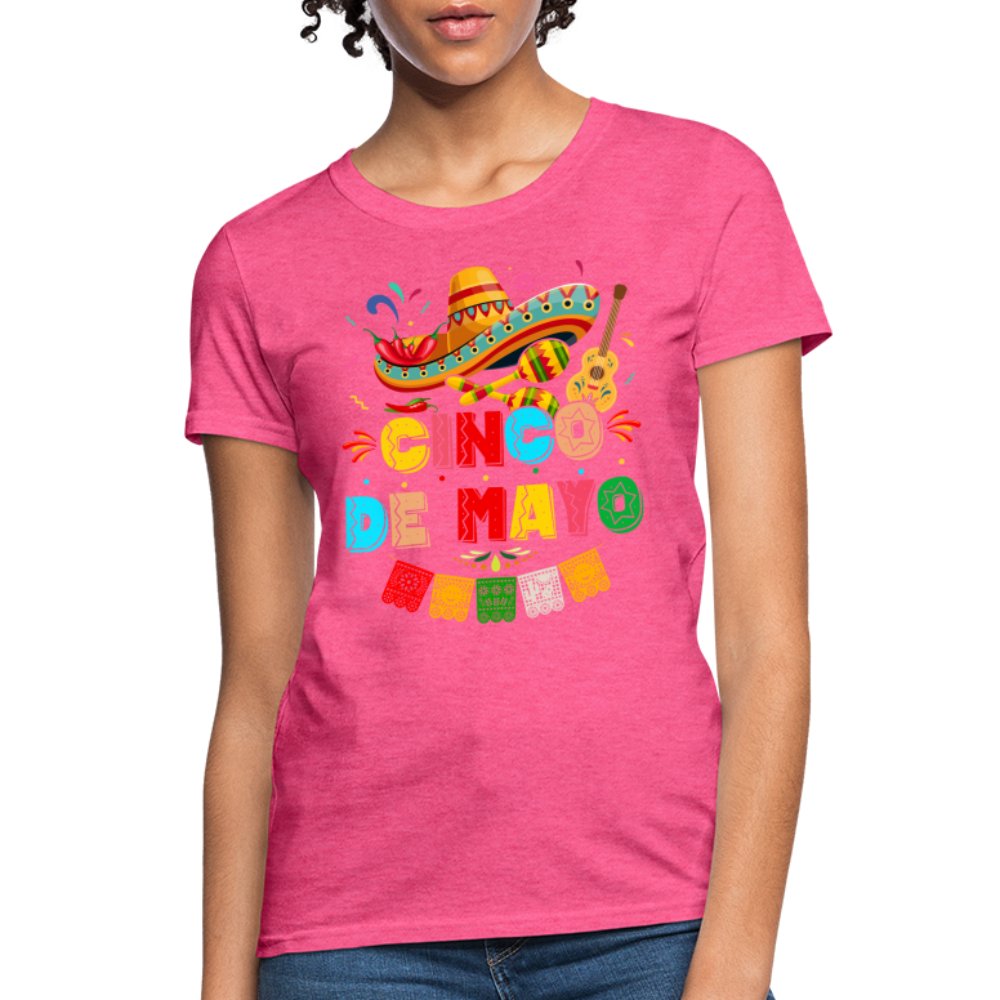 Cinco de Mayo Women's T-Shirt Color: heather pink