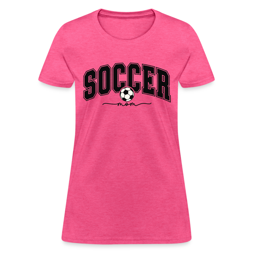 Soccer Mom Women's T-Shirt Color: heather pink
