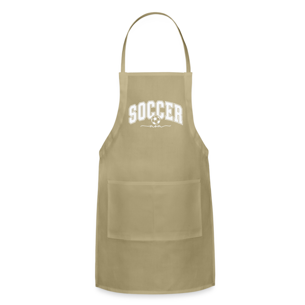 Soccer Mom Adjustable Apron Color: khaki