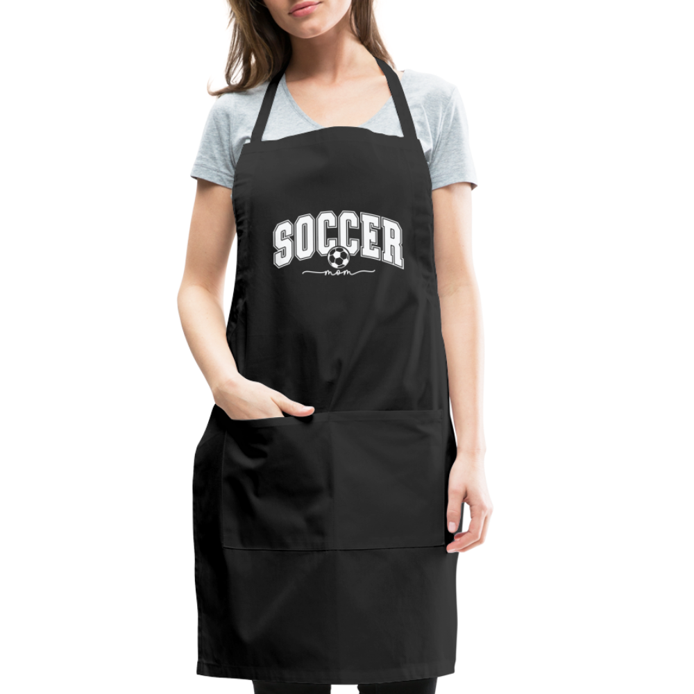 Soccer Mom Adjustable Apron Color: black