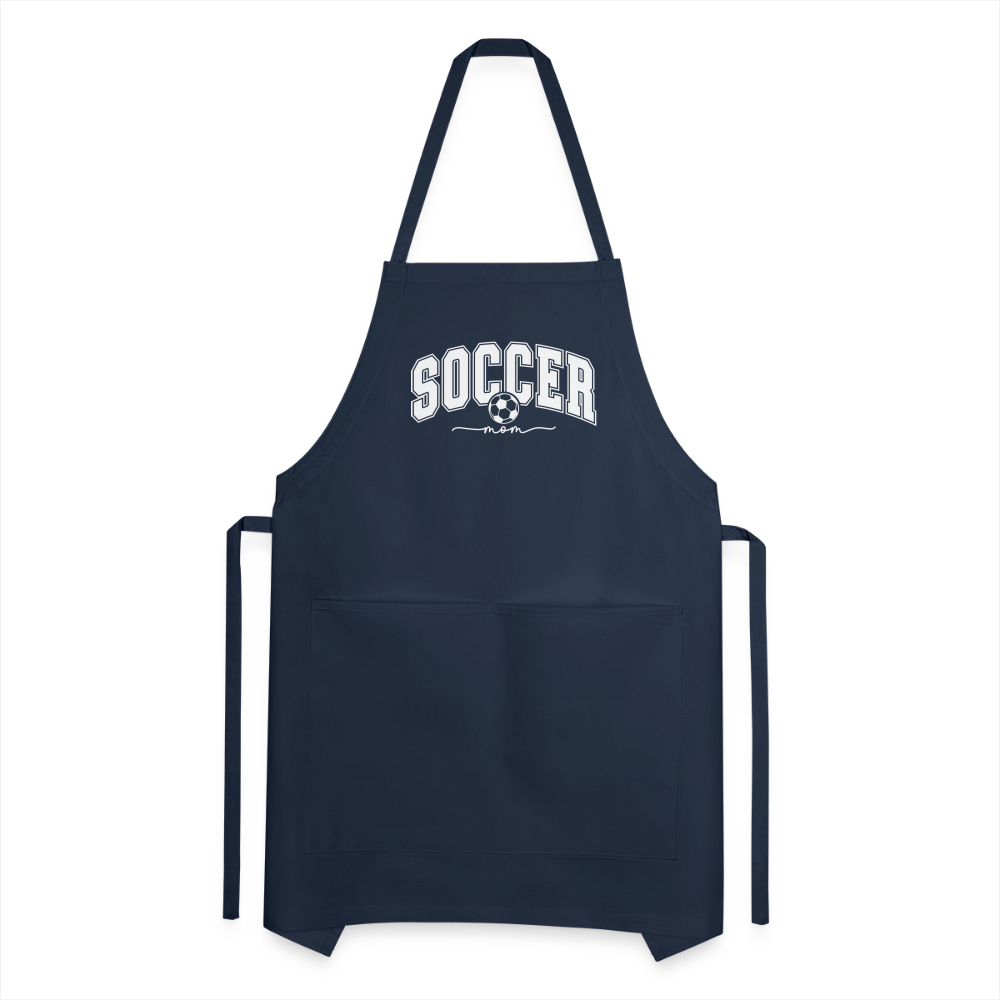 Soccer Mom Adjustable Apron Color: black