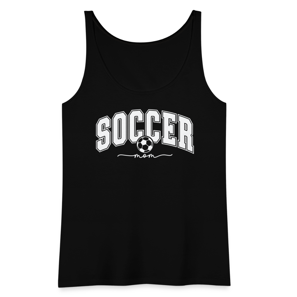 Soccer Mom Women’s Premium Tank Top - black