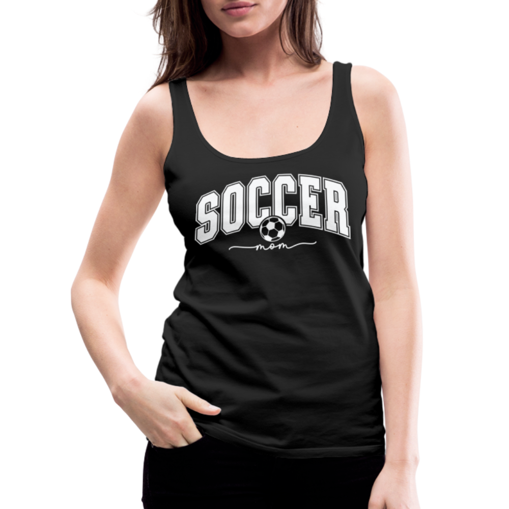 Soccer Mom Women’s Premium Tank Top - black