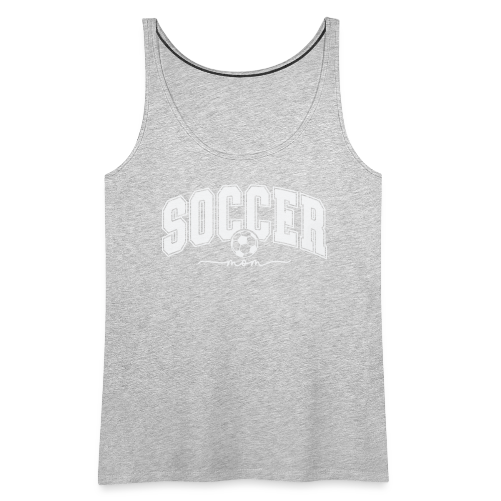 Soccer Mom Women’s Premium Tank Top - heather gray