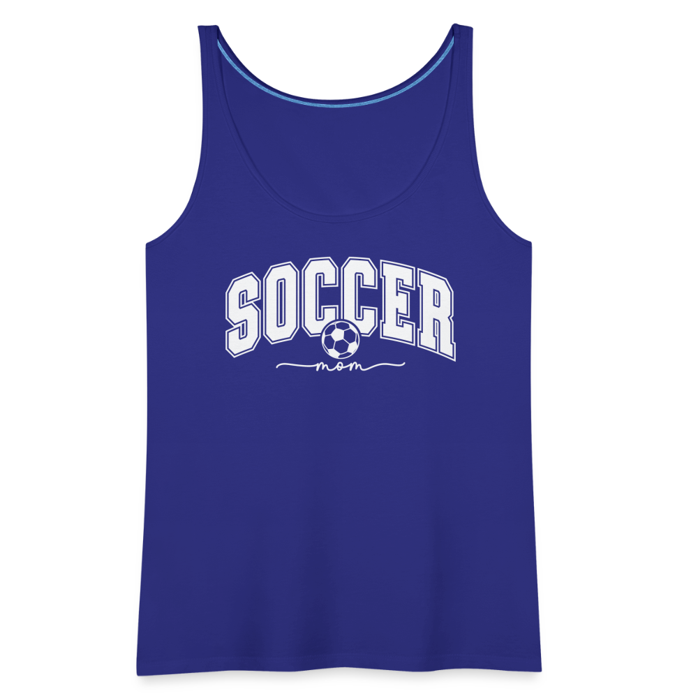 Soccer Mom Women’s Premium Tank Top - royal blue