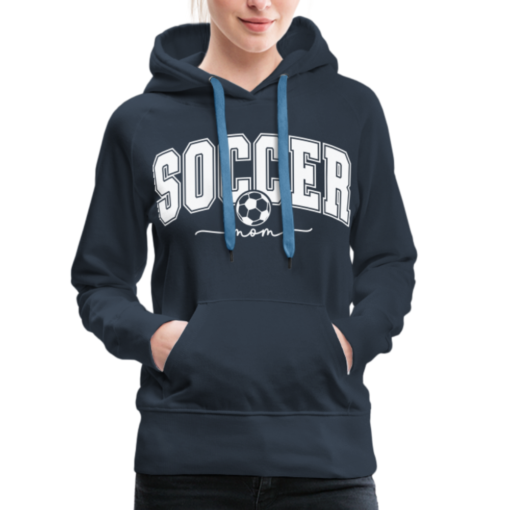 Soccer Mom Women’s Premium Hoodie - navy