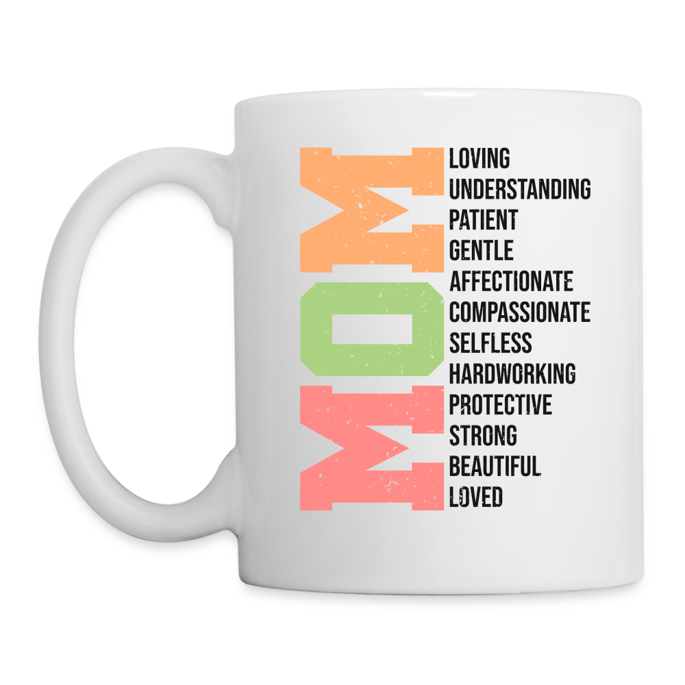 Mom Women's Coffee Mug (Heartfelt Tribute) - white