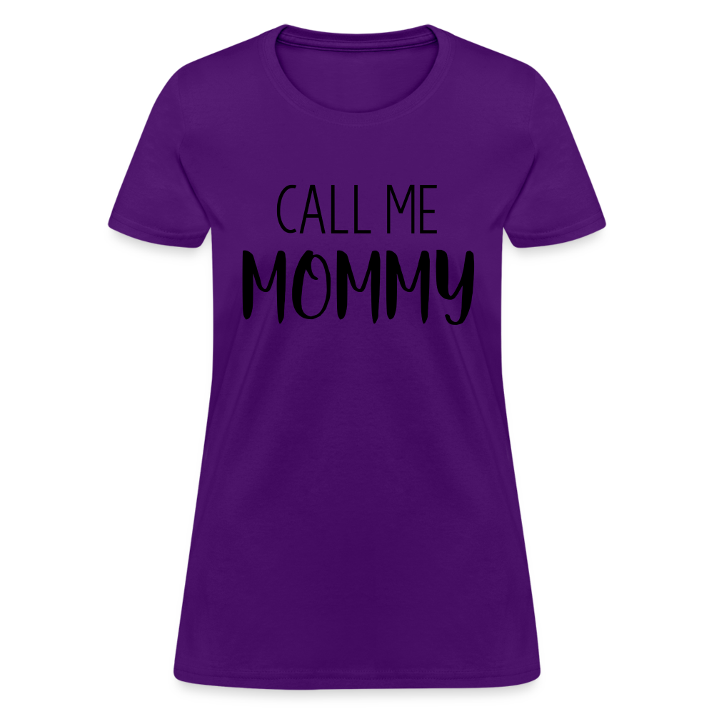 Call Me Mommy - Women's T-Shirt Color: heather coral