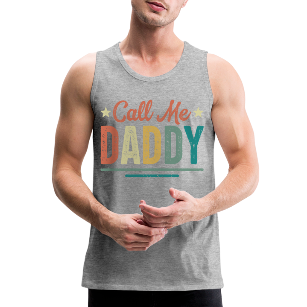 Call Me Daddy - Men’s Premium Tank Top Color: deep navy