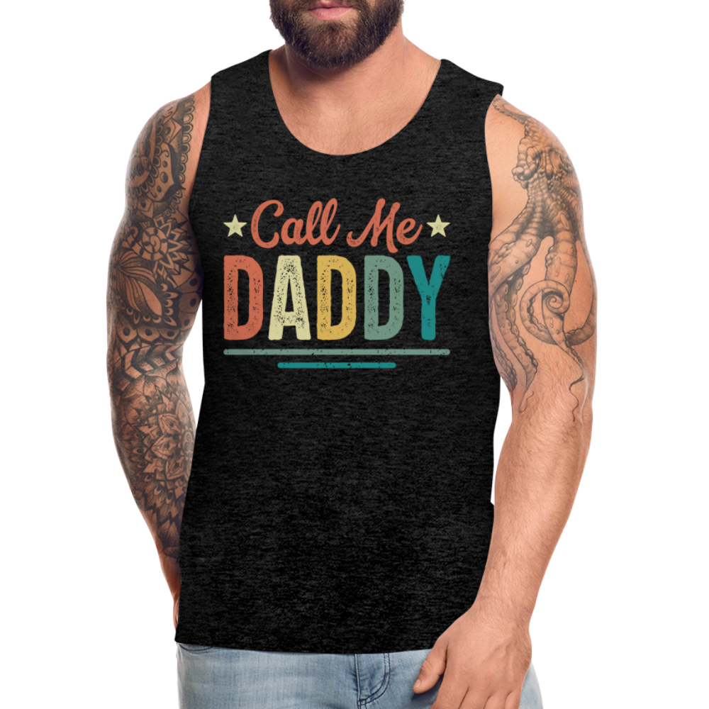 Call Me Daddy - Men’s Premium Tank Top Color: deep navy