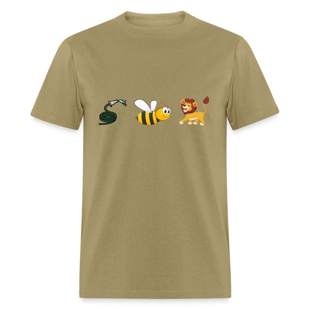 Hose Bee Lion T-Shirt (Hoes Be Lying) - khaki