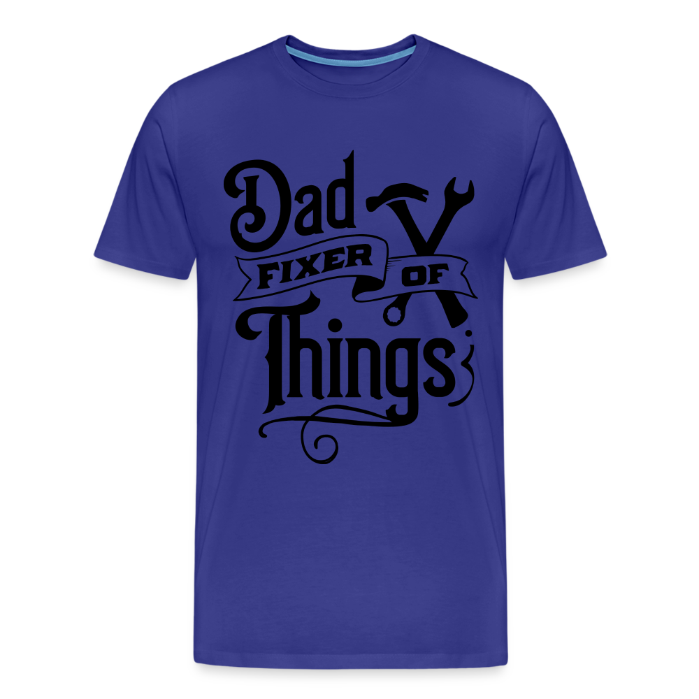 Dad Fixer of Things (Premium T-Shirt) Color: steel green