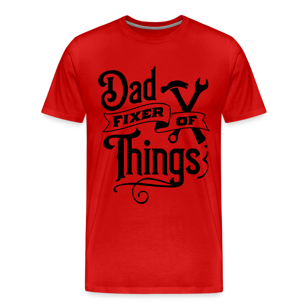 Dad Fixer of Things (Premium T-Shirt) Color: steel green