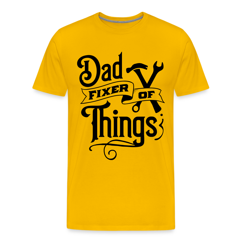 Dad Fixer of Things (Premium T-Shirt) Color: steel green