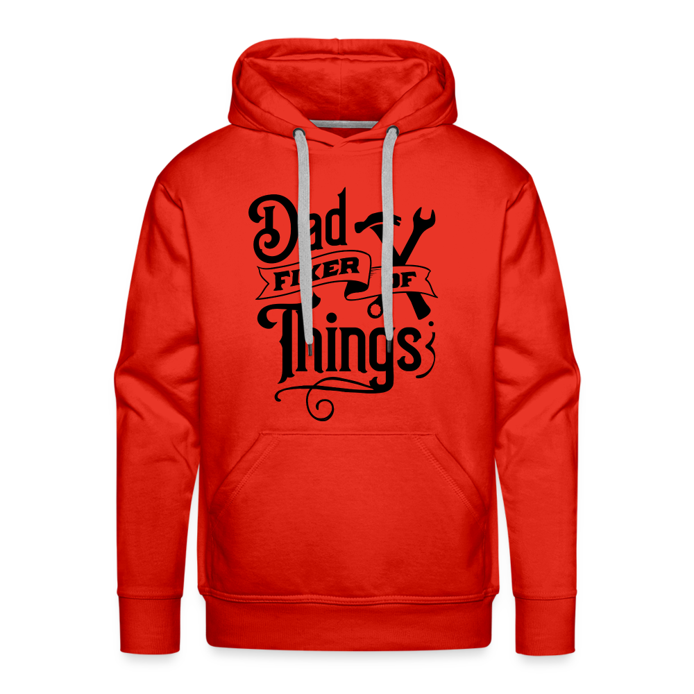 Dad Fixer of Things (Premium Hoodie) Color: red