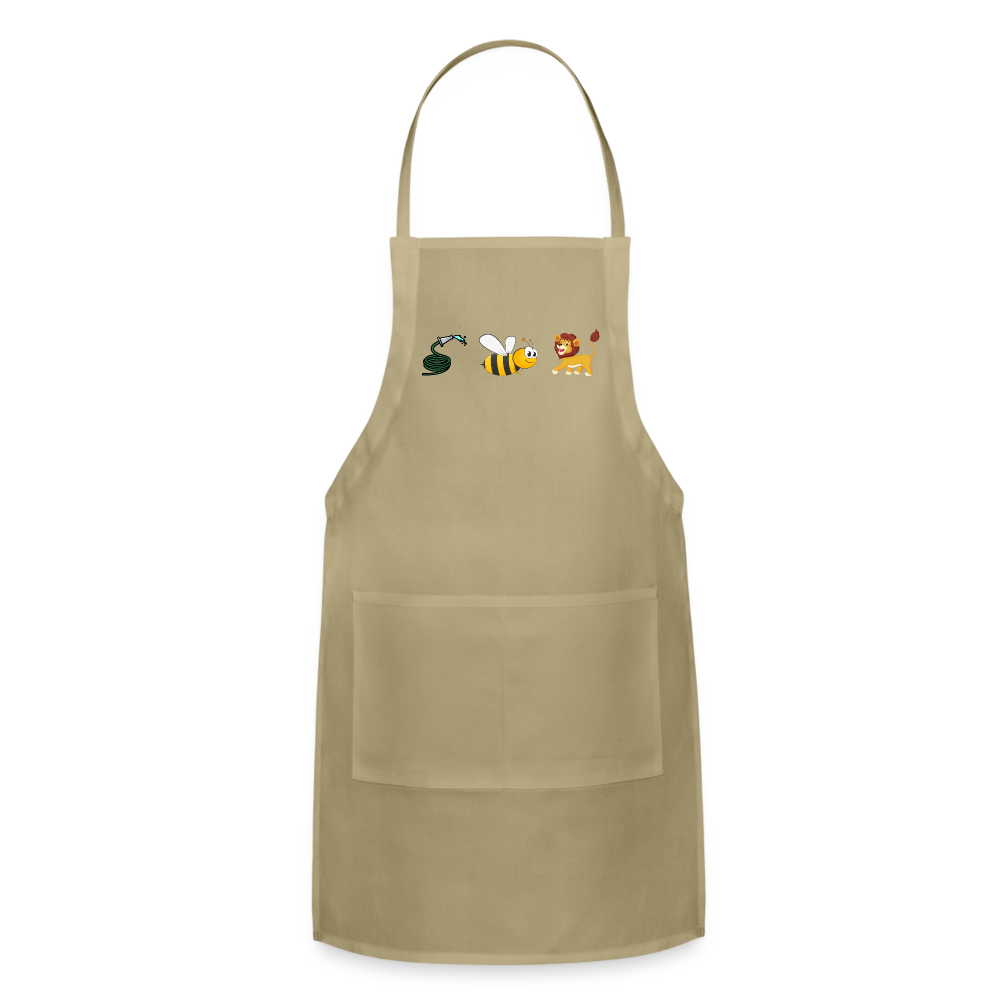 Hose Bee Lion Adjustable Apron (Hoes Be Lying) Color: khaki