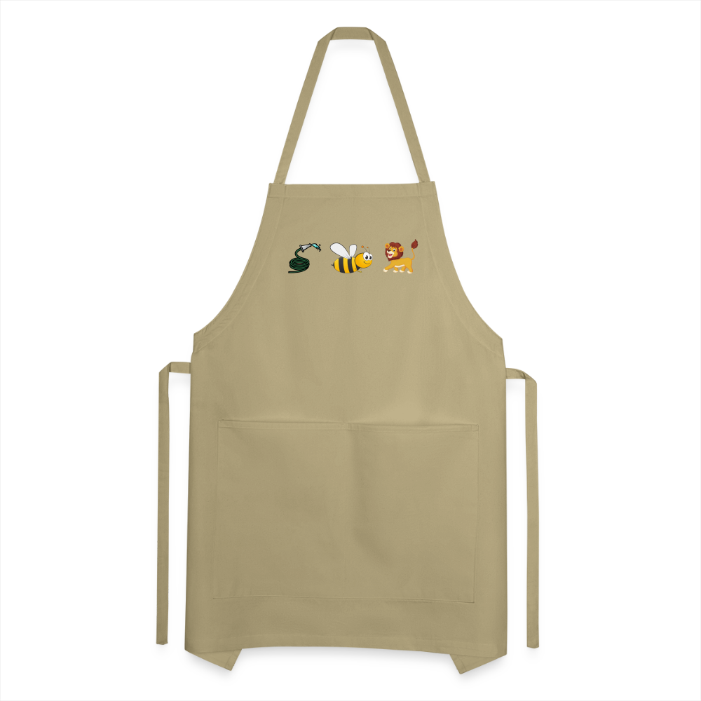 Hose Bee Lion Adjustable Apron (Hoes Be Lying) Color: white