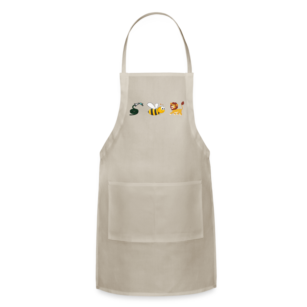 Hose Bee Lion Adjustable Apron (Hoes Be Lying) Color: natural