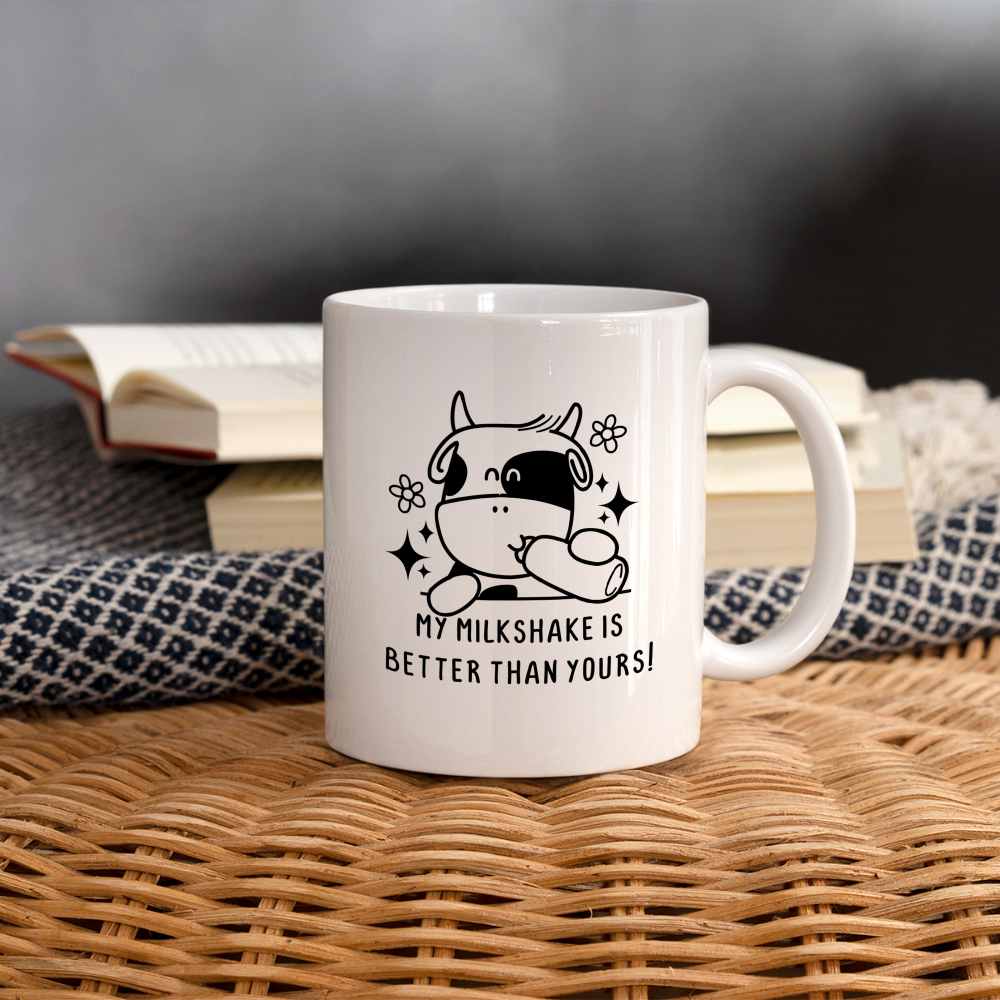 My Milkshake is Better Than Yours Coffee Mug (Funny Cow) Color: One Size