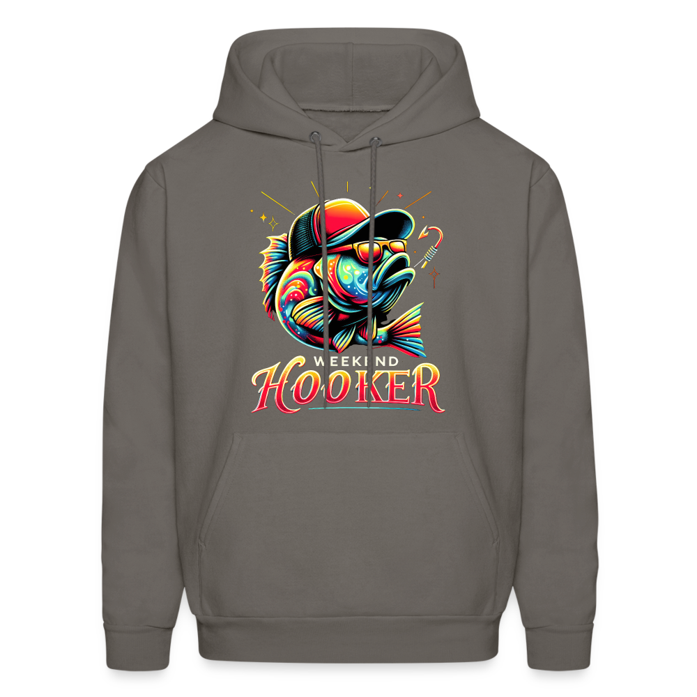 Weekend Hooker Fishing Hoodie - asphalt gray