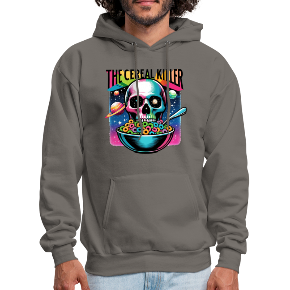 The Cereal Killer Hoodie (Skeleton Skull) - asphalt gray