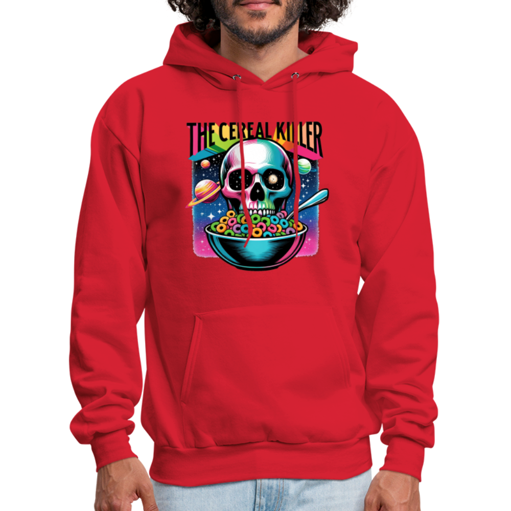 The Cereal Killer Hoodie (Skeleton Skull) - red
