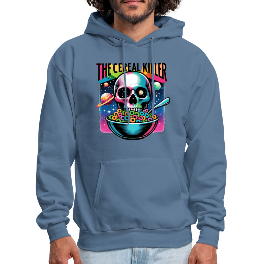 The Cereal Killer Hoodie (Skeleton Skull) - denim blue