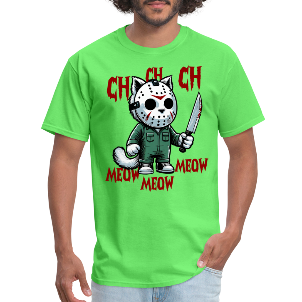 Vintage Movie Halloween Cat T-Shirt - kiwi