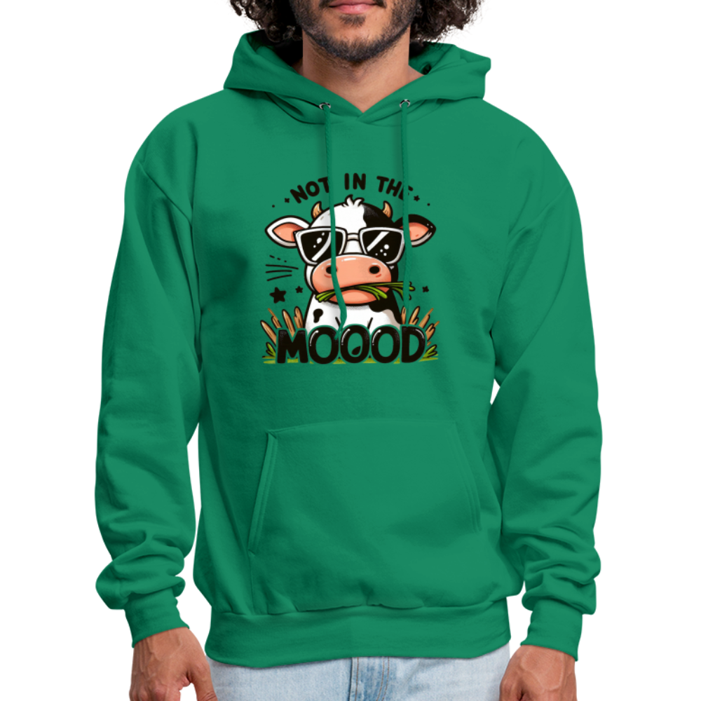 Not In The Mood Hoodie (Funny Cute Cow Design) Color: white