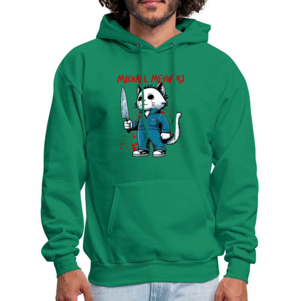 Michael Meowers Hoodie Scary Cat Halloween Cat Lover Color: Sand
