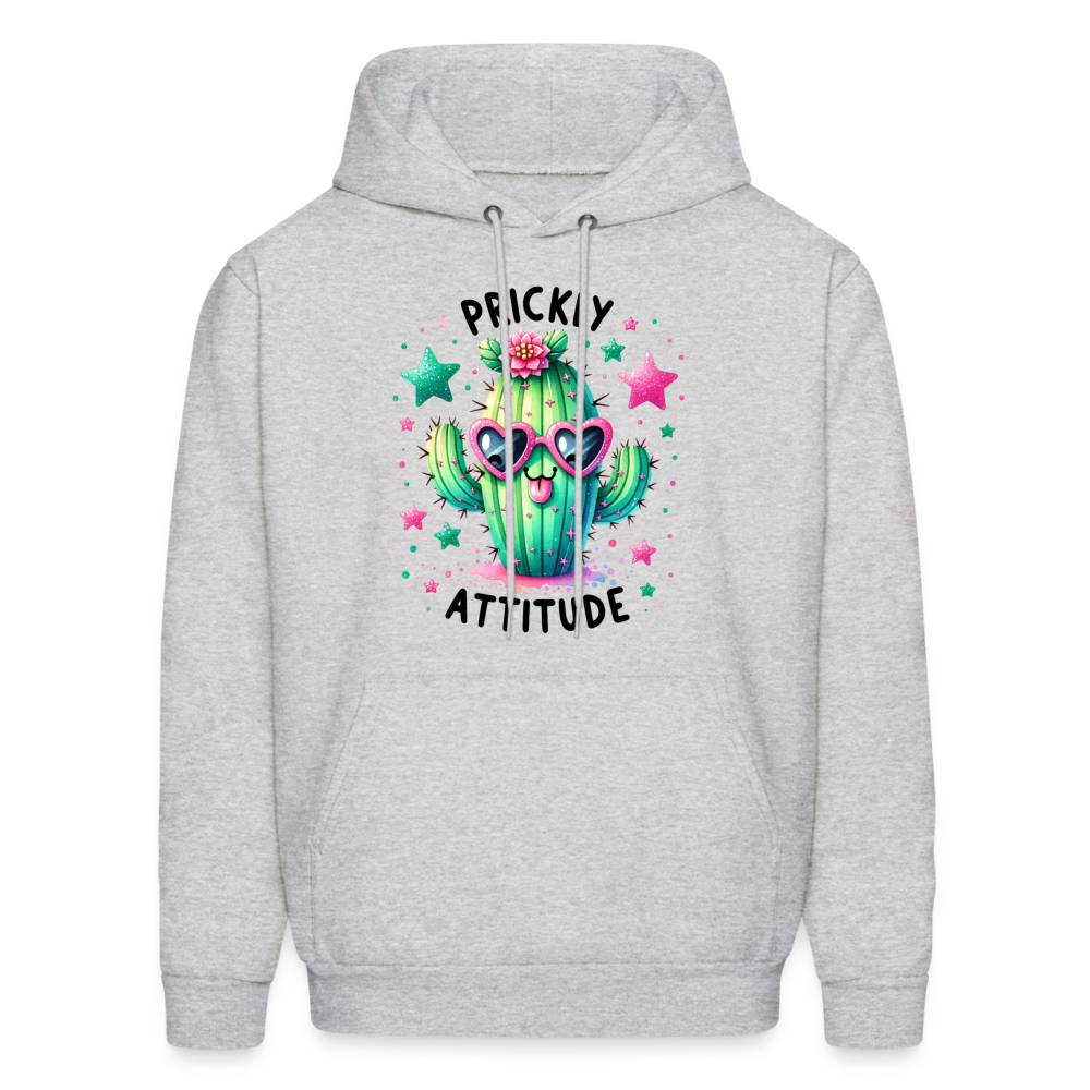 Prickly Attitude Hoodie (Cactus) - ash