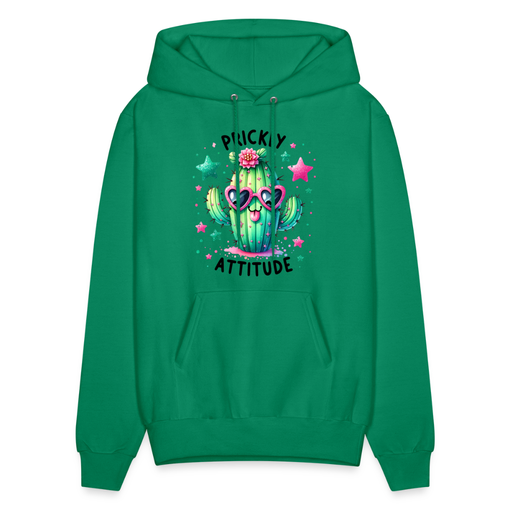 Prickly Attitude Hoodie (Cactus) - kelly green