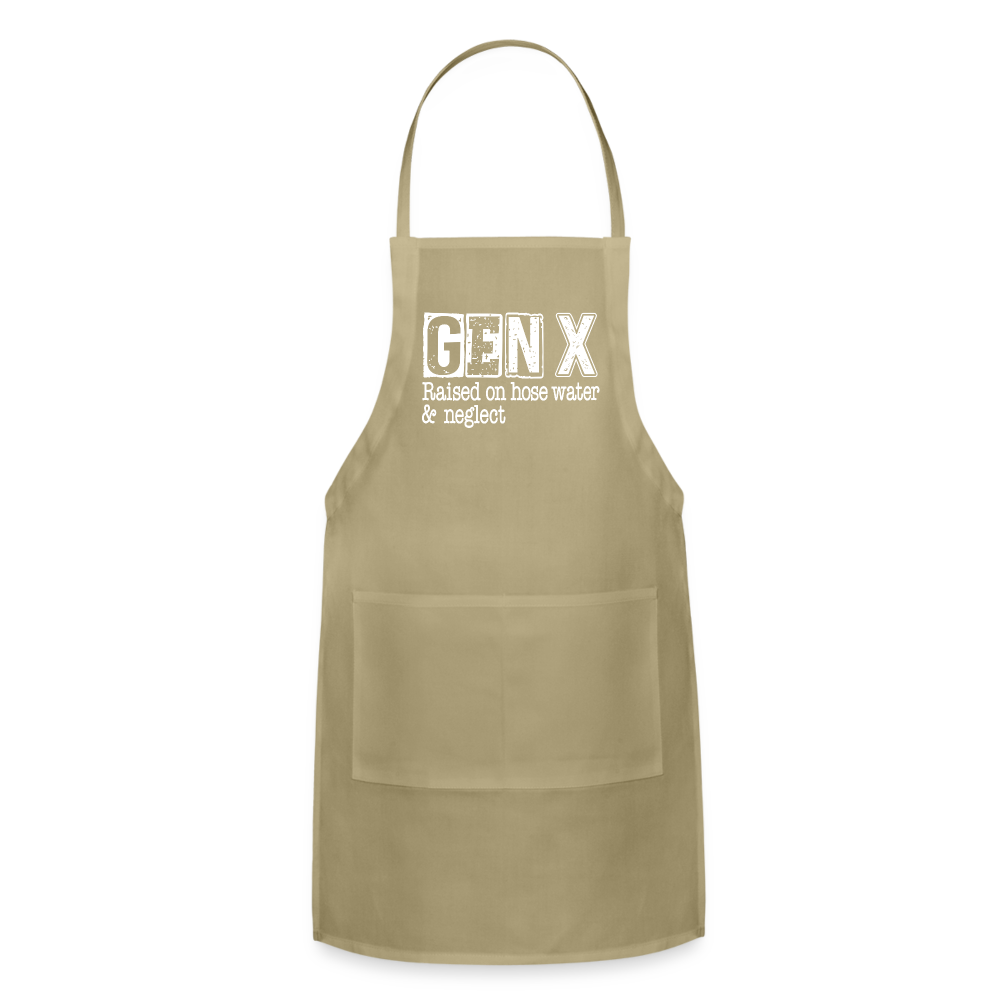 GEN X Adjustable Apron (Raised on hose water & neglect) Color: black