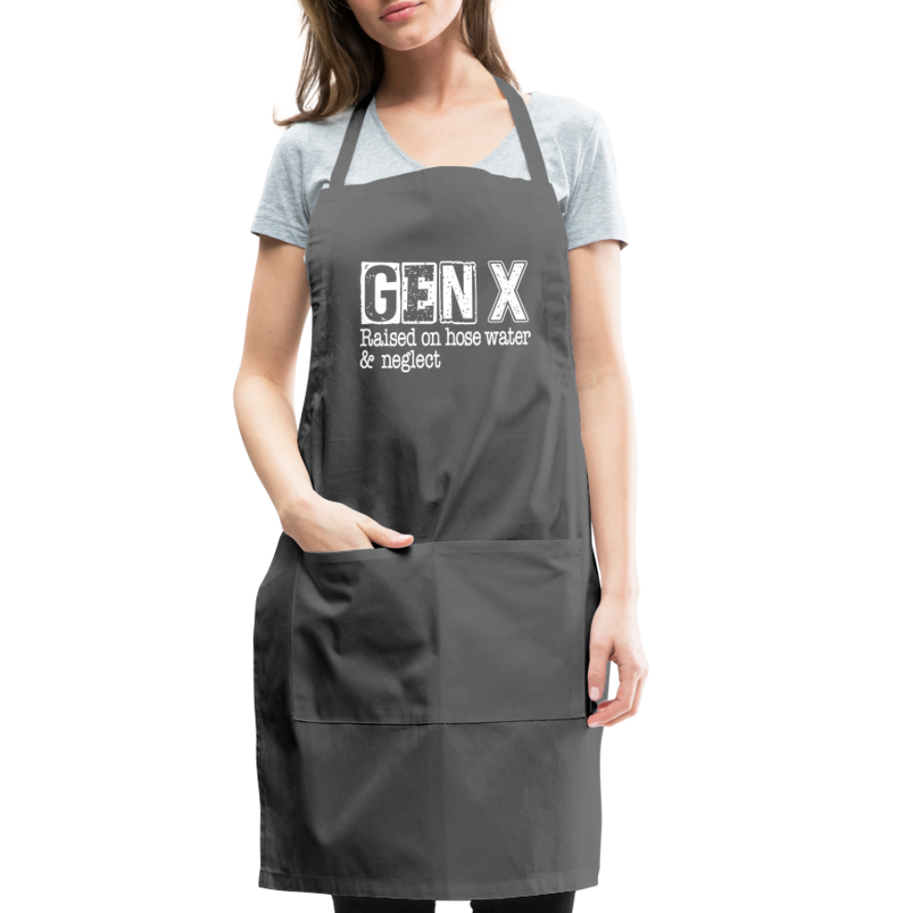 GEN X Adjustable Apron (Raised on hose water & neglect) Color: black