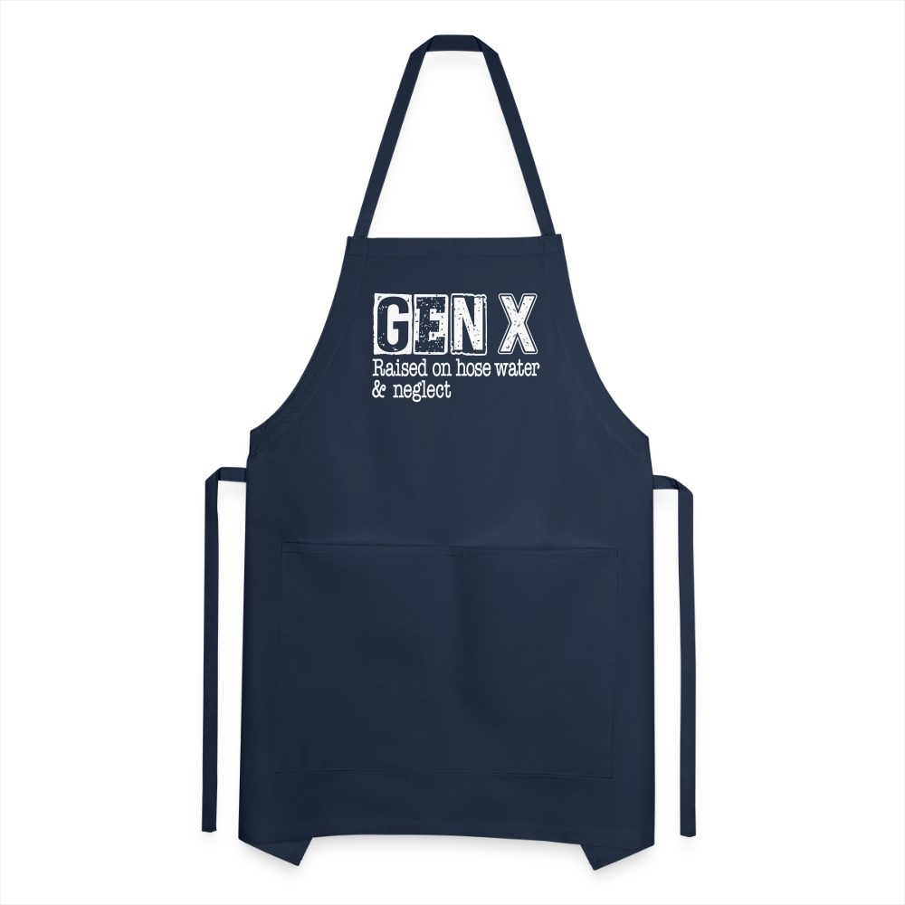 GEN X Adjustable Apron (Raised on hose water & neglect) Color: black