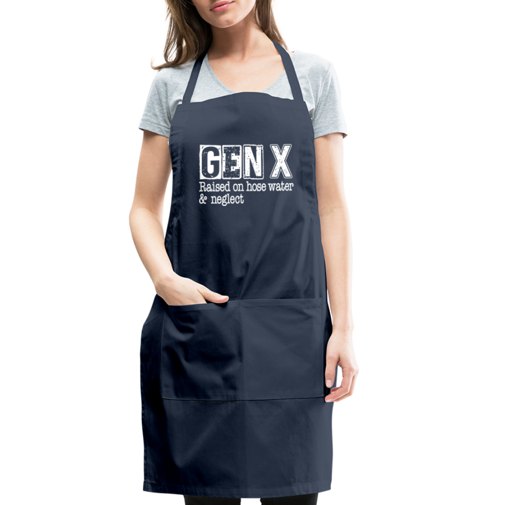 GEN X Adjustable Apron (Raised on hose water & neglect) Color: black