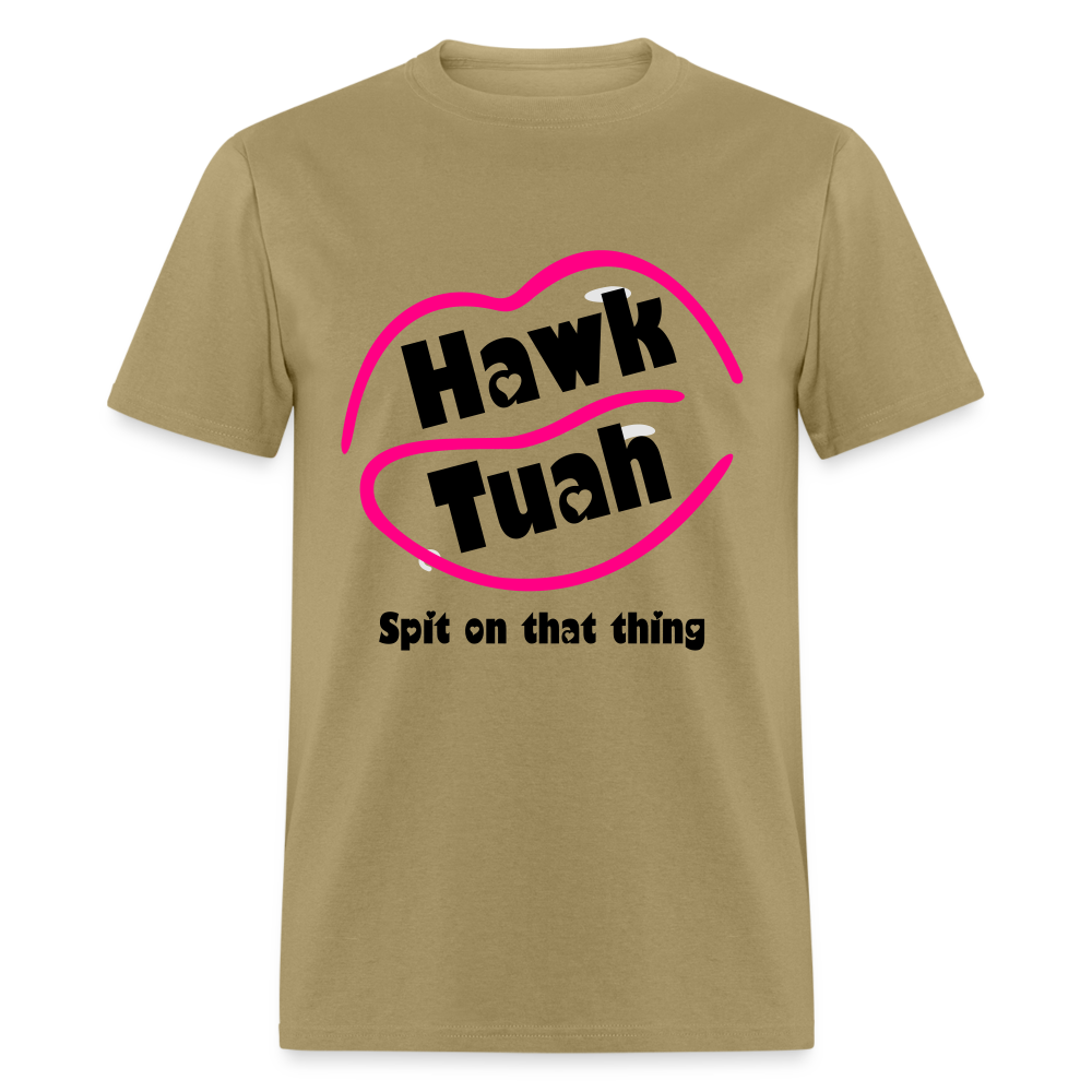Hawk Tuah T-Shirt (Spit on that Thing) Color: khaki