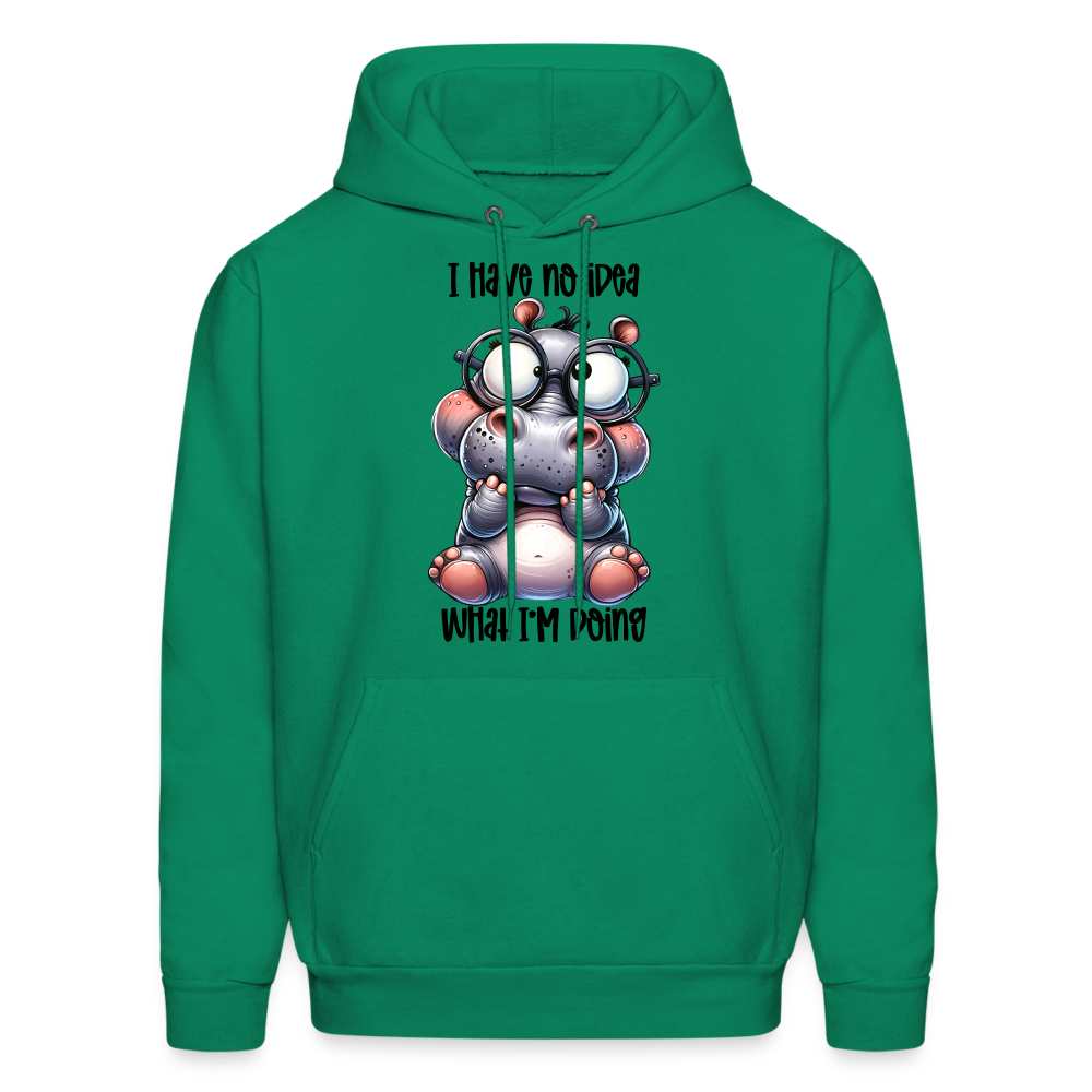 I Have No Idea What I'm Doing Hoodie Color: white