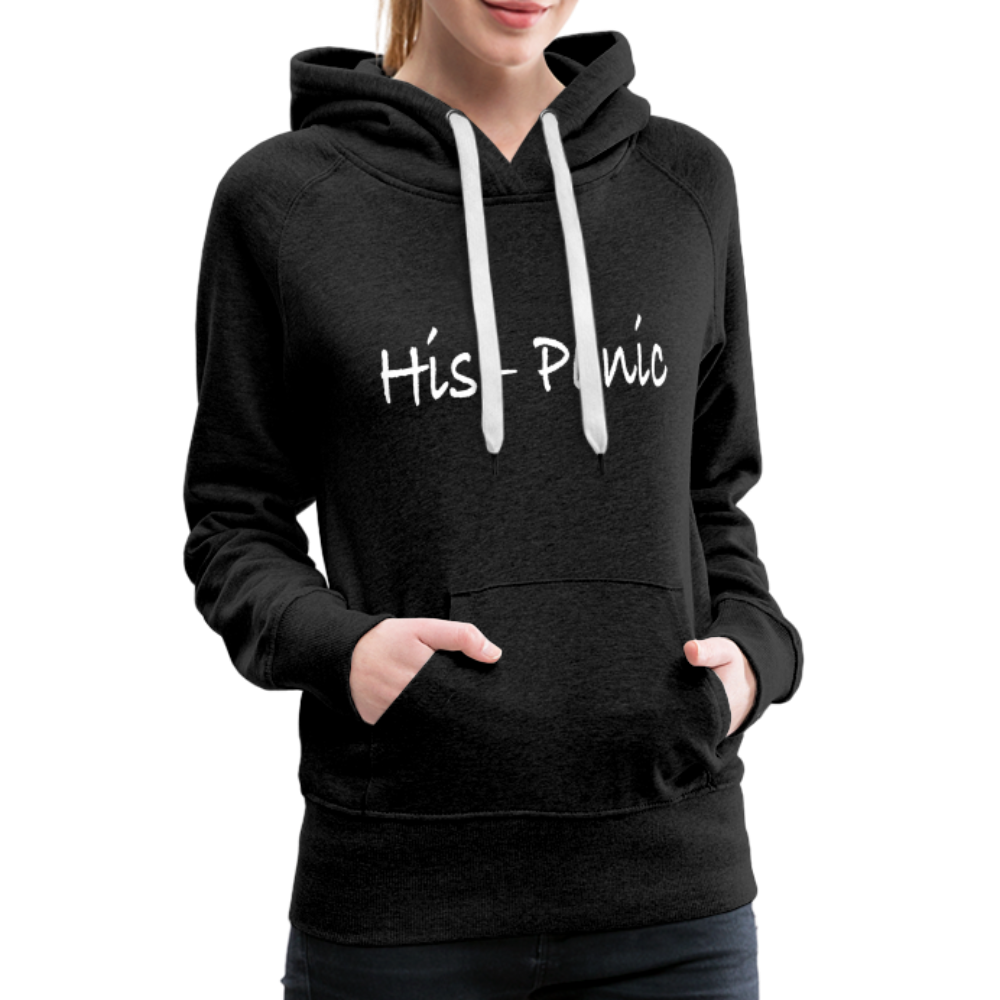 His - Panic Women’s Premium Hoodie (Hispanic Women) - charcoal grey