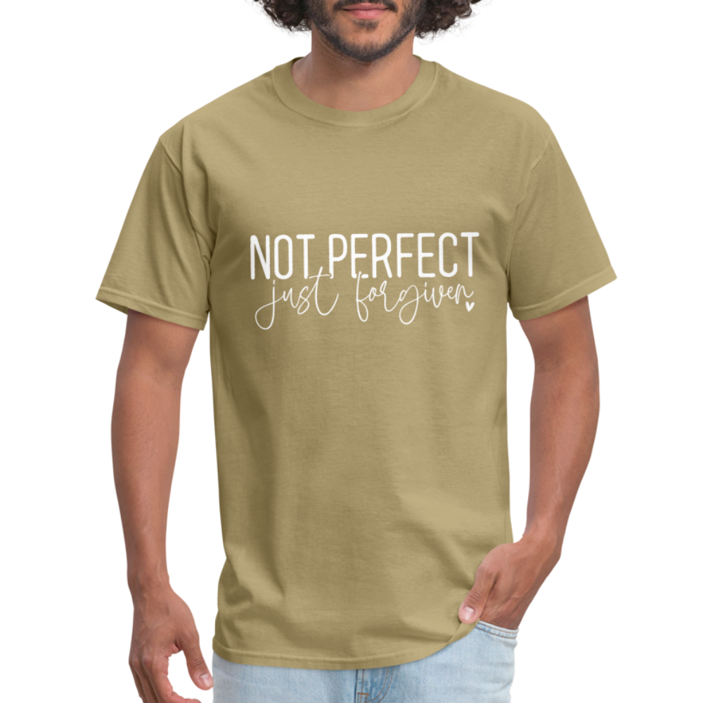 Not Perfect Just Forgiven T-Shirt Color: khaki