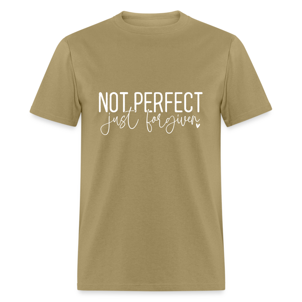 Not Perfect Just Forgiven T-Shirt Color: black