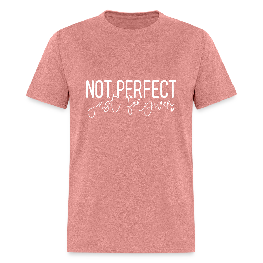 Not Perfect Just Forgiven T-Shirt Color: heather mauve