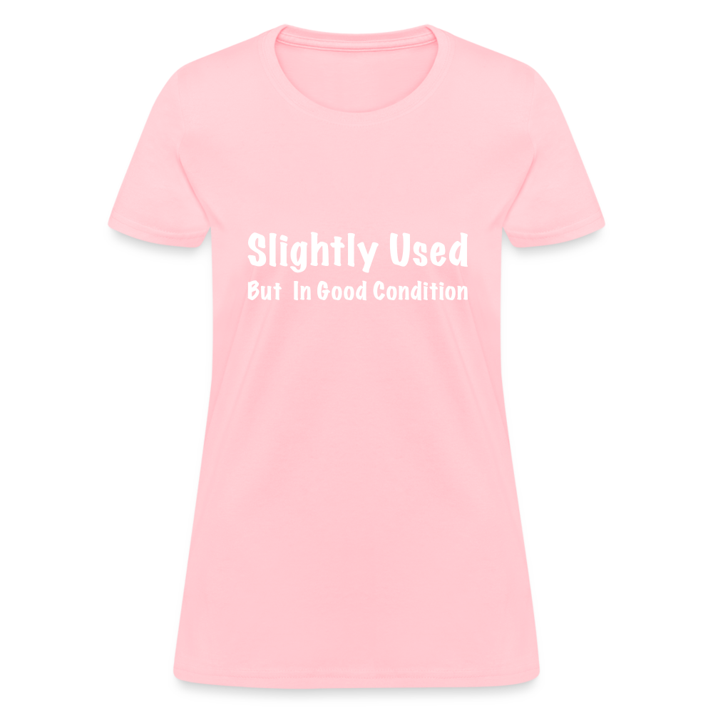 Slightly Used But in Good Condition Women's T-Shirt - pink