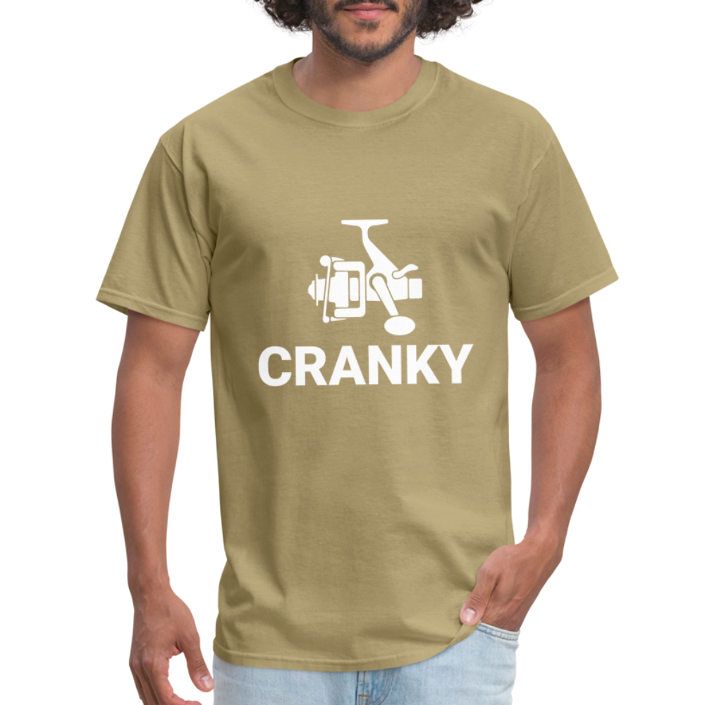 Fishing Cranky T-Shirt - khaki