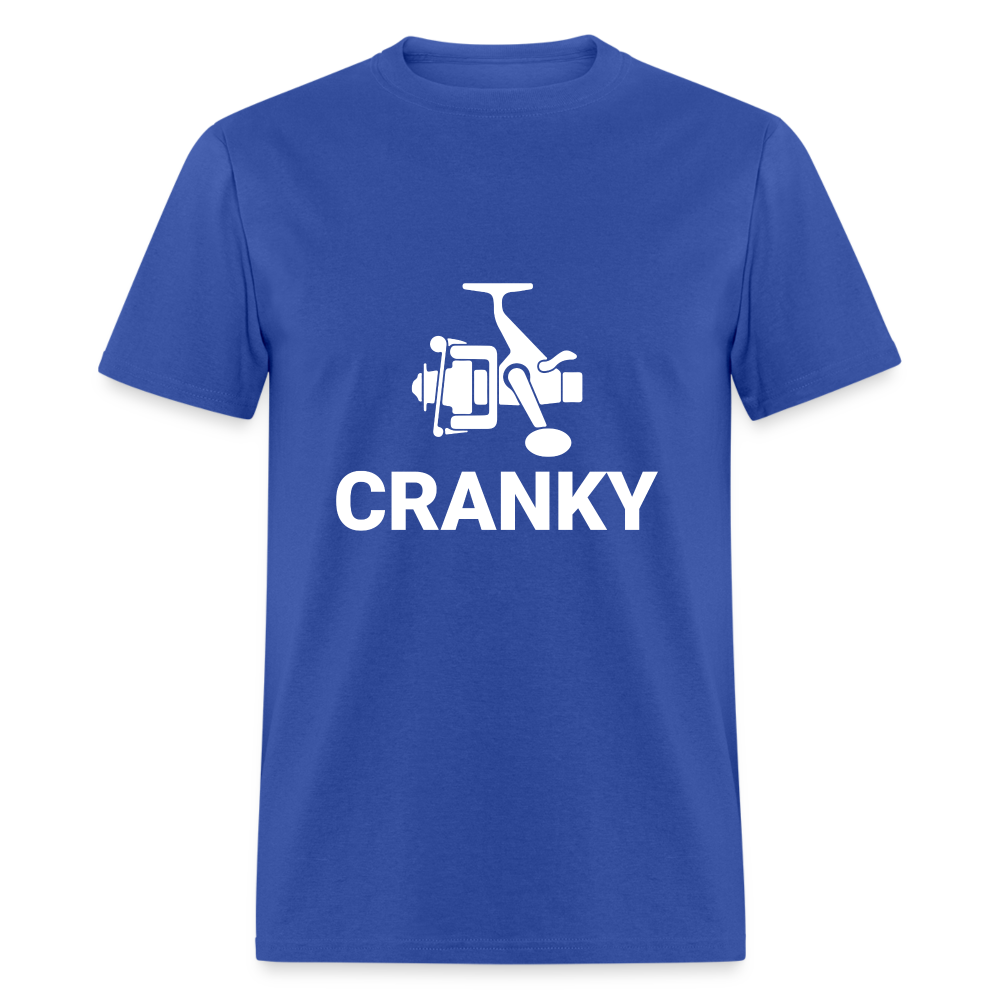 Fishing Cranky T-Shirt - royal blue