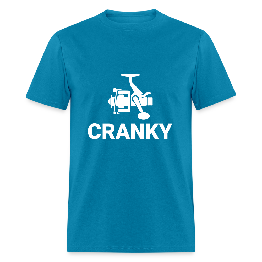 Fishing Cranky T-Shirt - turquoise