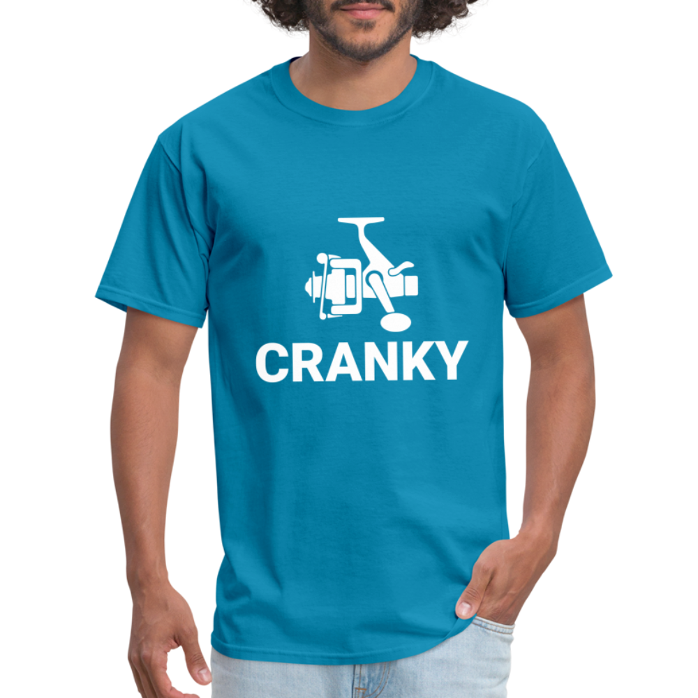 Fishing Cranky T-Shirt - turquoise